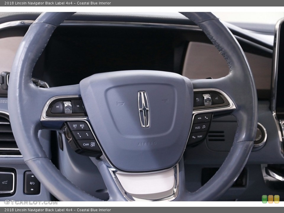 Coastal Blue Interior Steering Wheel for the 2018 Lincoln Navigator Black Label 4x4 #143018654