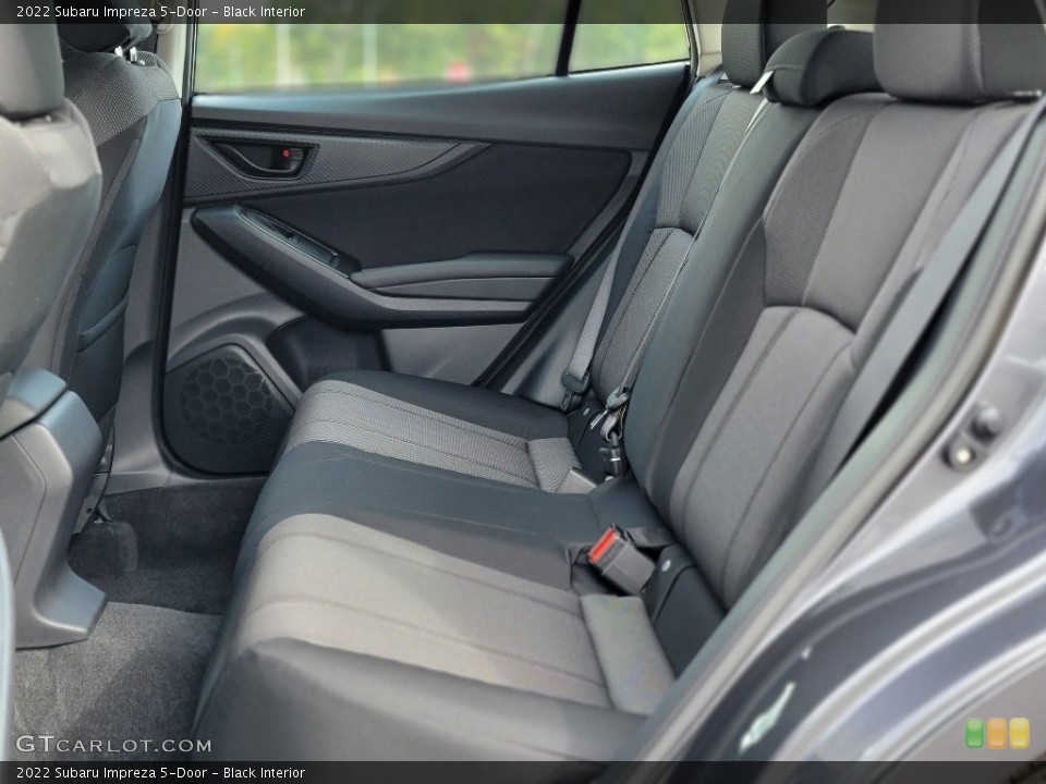 Black Interior Rear Seat for the 2022 Subaru Impreza 5-Door #143025567