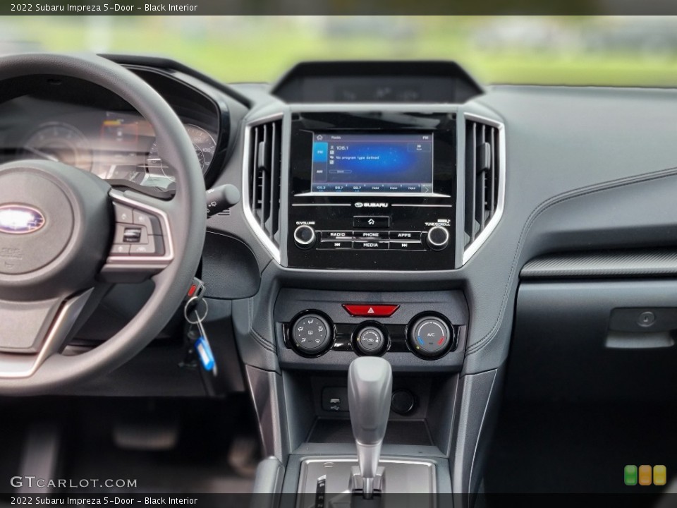 Black Interior Dashboard for the 2022 Subaru Impreza 5-Door #143025927