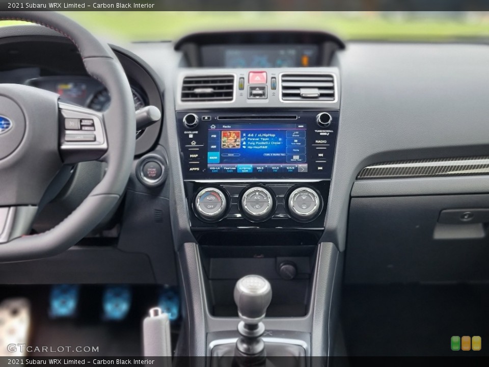 Carbon Black Interior Controls for the 2021 Subaru WRX Limited #143026101