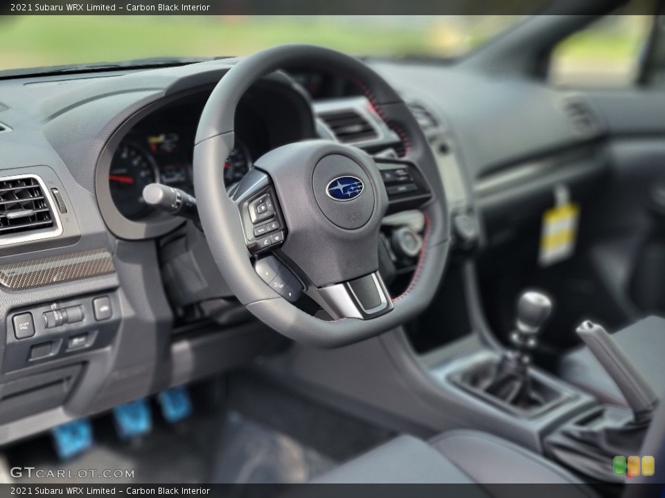 Carbon Black Interior Steering Wheel for the 2021 Subaru WRX Limited #143026156