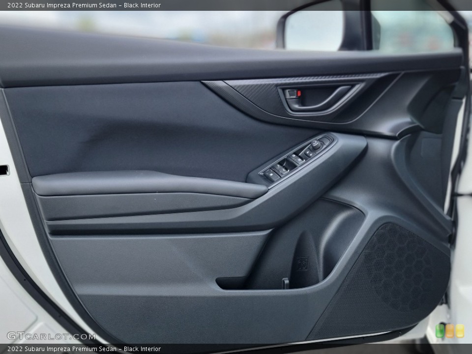 Black Interior Door Panel for the 2022 Subaru Impreza Premium Sedan #143026405