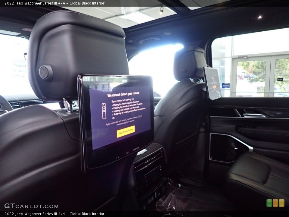 Global Black Interior Entertainment System for the 2022 Jeep Wagoneer Series III 4x4 #143027380