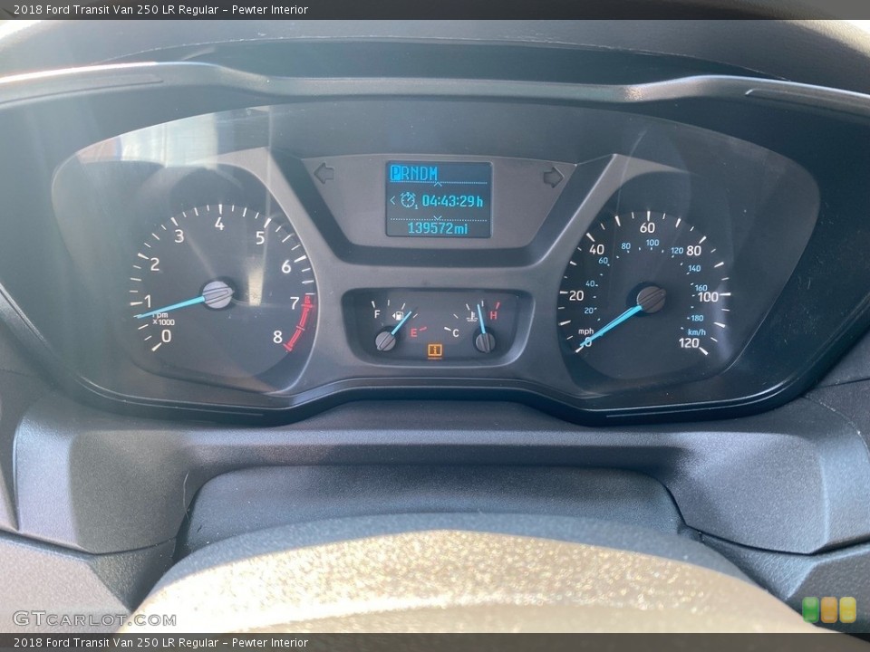 Pewter Interior Gauges for the 2018 Ford Transit Van 250 LR Regular #143027578