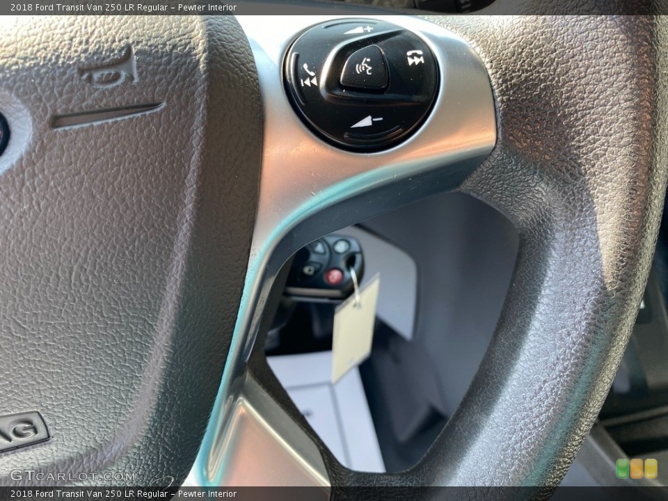 Pewter Interior Steering Wheel for the 2018 Ford Transit Van 250 LR Regular #143027601