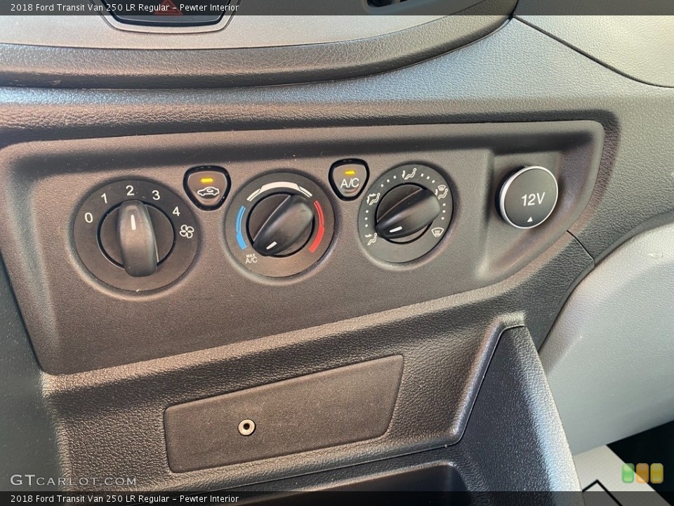 Pewter Interior Controls for the 2018 Ford Transit Van 250 LR Regular #143027659