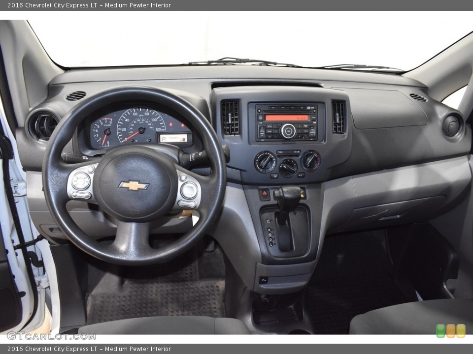 Medium Pewter Interior Dashboard for the 2016 Chevrolet City Express LT #143031310