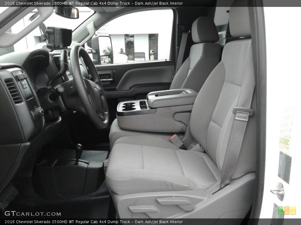 Dark Ash/Jet Black Interior Photo for the 2016 Chevrolet Silverado 3500HD WT Regular Cab 4x4 Dump Truck #143031664