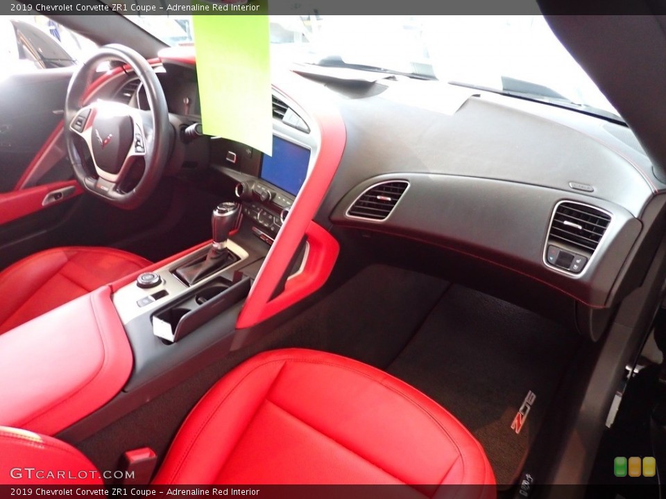 Adrenaline Red Interior Dashboard for the 2019 Chevrolet Corvette ZR1 Coupe #143031946