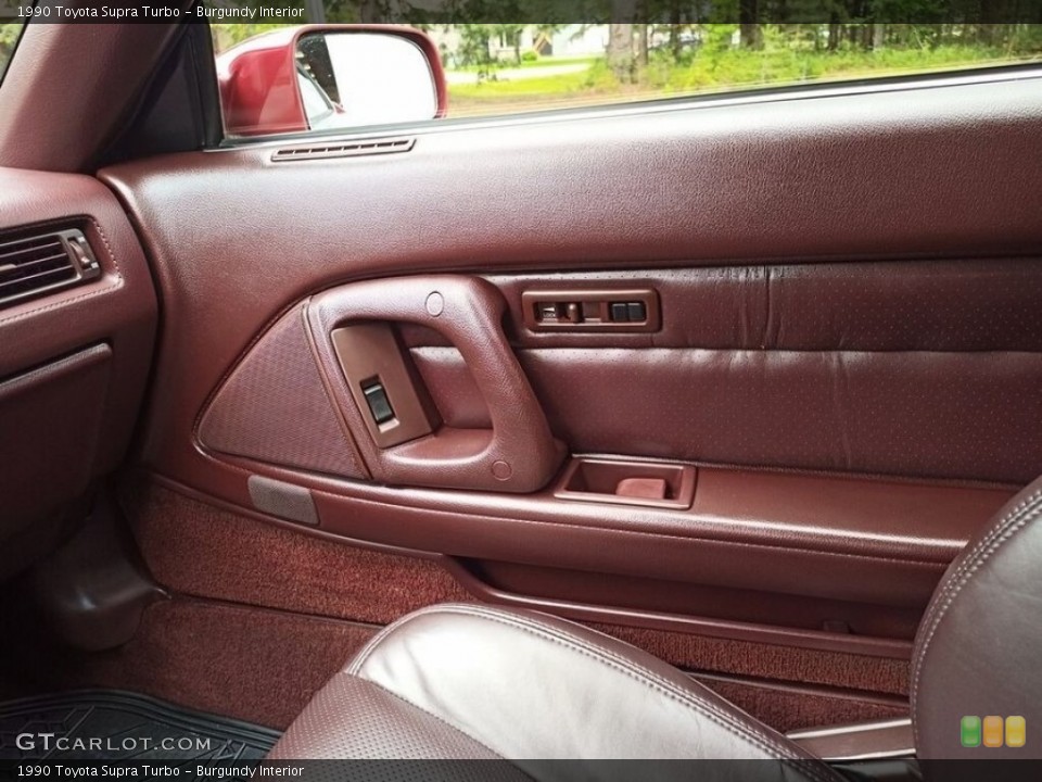 Burgundy Interior Door Panel for the 1990 Toyota Supra Turbo #143032051