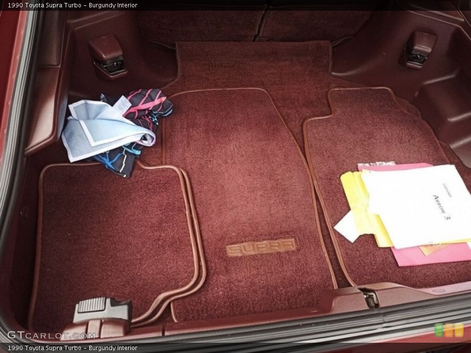 Burgundy Interior Trunk for the 1990 Toyota Supra Turbo #143032072