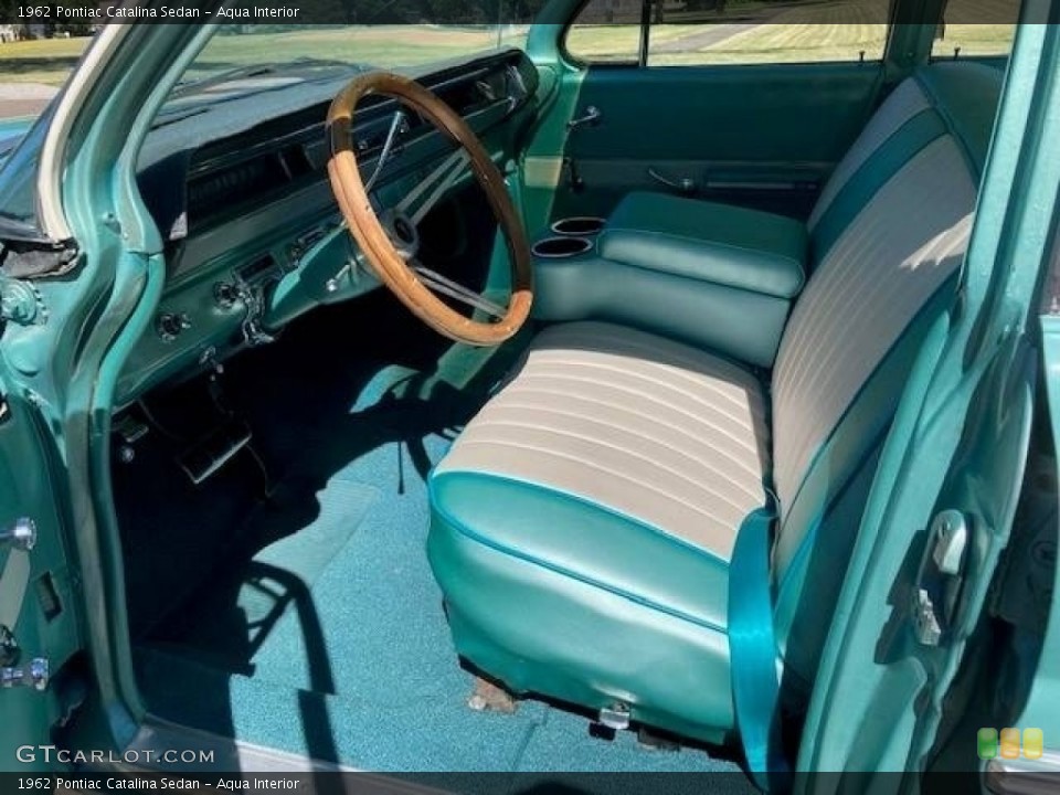 Aqua Interior Photo for the 1962 Pontiac Catalina Sedan #143032408