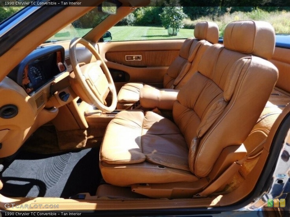Tan Interior Photo for the 1990 Chrysler TC Convertible #143032633