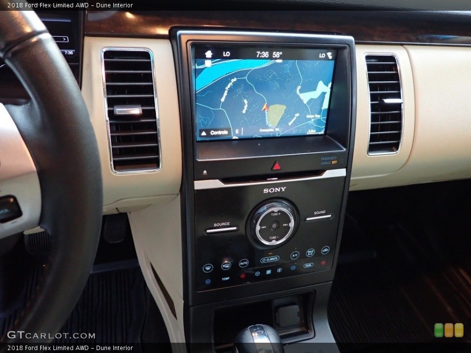 Dune Interior Controls for the 2018 Ford Flex Limited AWD #143032636