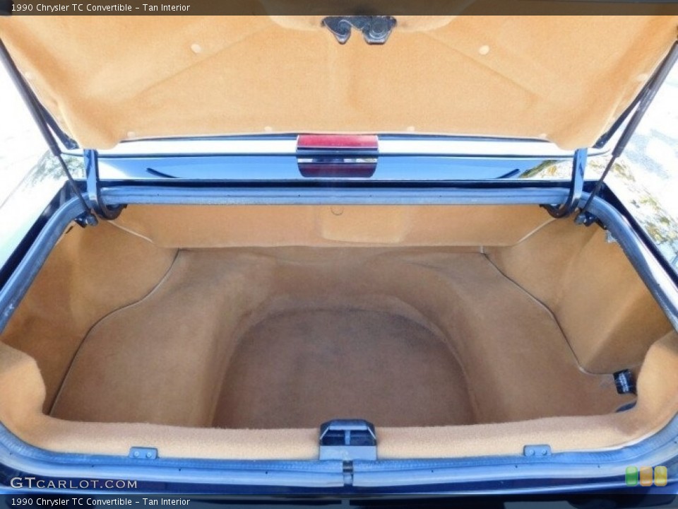 Tan Interior Trunk for the 1990 Chrysler TC Convertible #143032651
