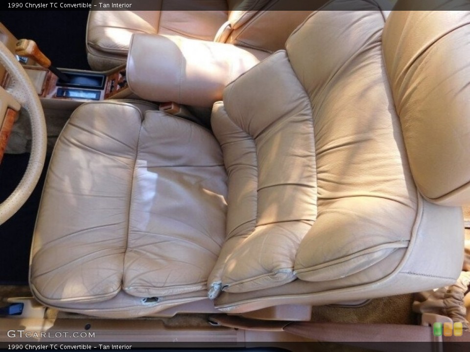 Tan Interior Front Seat for the 1990 Chrysler TC Convertible #143033524