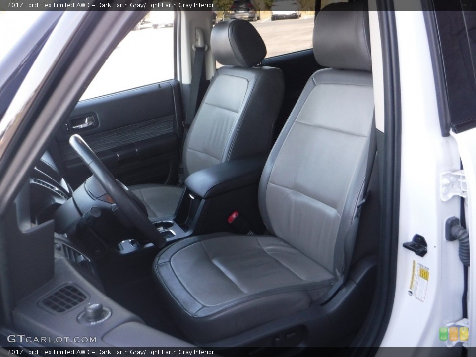 Dark Earth Gray/Light Earth Gray Interior Front Seat for the 2017 Ford Flex Limited AWD #143036592