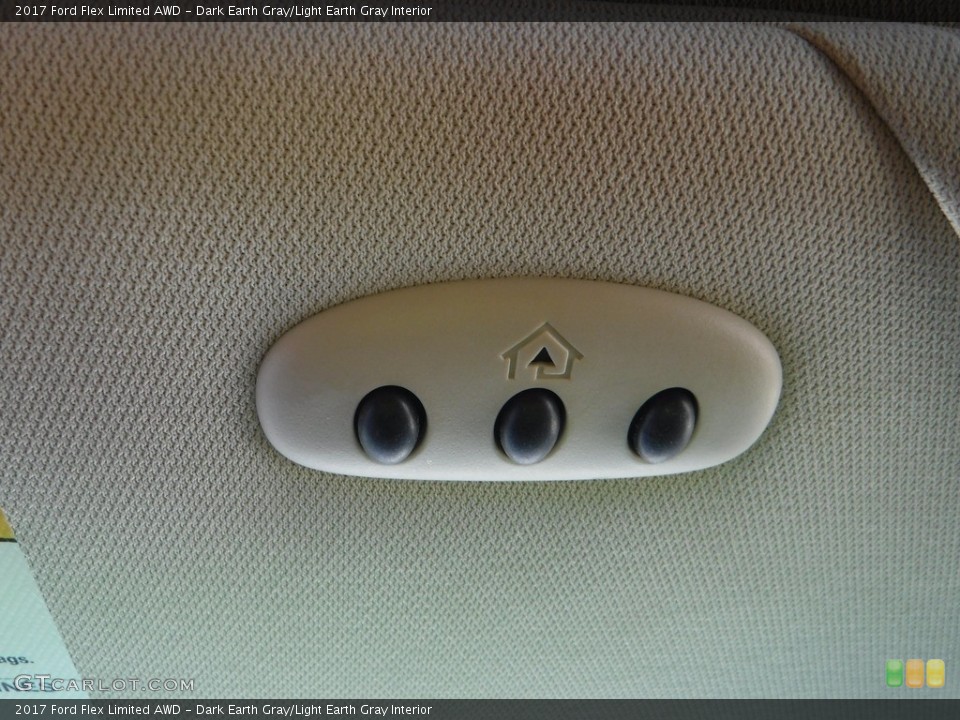 Dark Earth Gray/Light Earth Gray Interior Controls for the 2017 Ford Flex Limited AWD #143036808