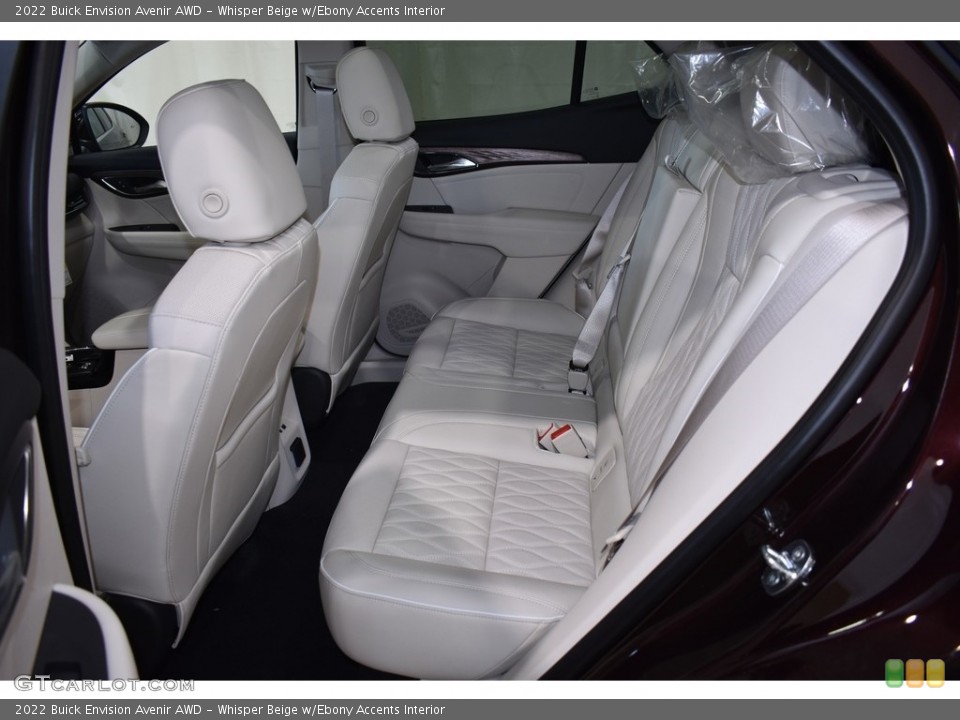 Whisper Beige w/Ebony Accents Interior Rear Seat for the 2022 Buick Envision Avenir AWD #143037069