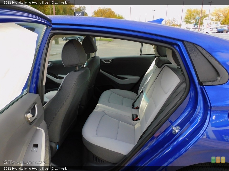 Gray 2022 Hyundai Ioniq Hybrid Interiors