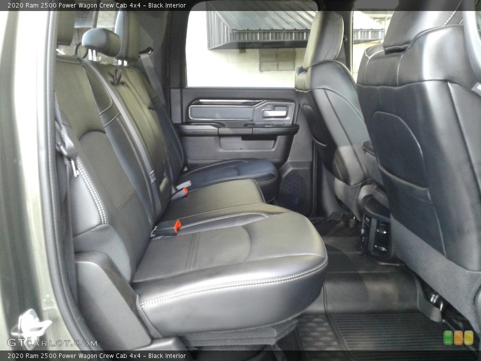 Black Interior Rear Seat for the 2020 Ram 2500 Power Wagon Crew Cab 4x4 #143039652