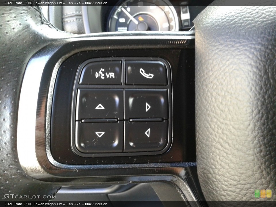 Black Interior Steering Wheel for the 2020 Ram 2500 Power Wagon Crew Cab 4x4 #143039772