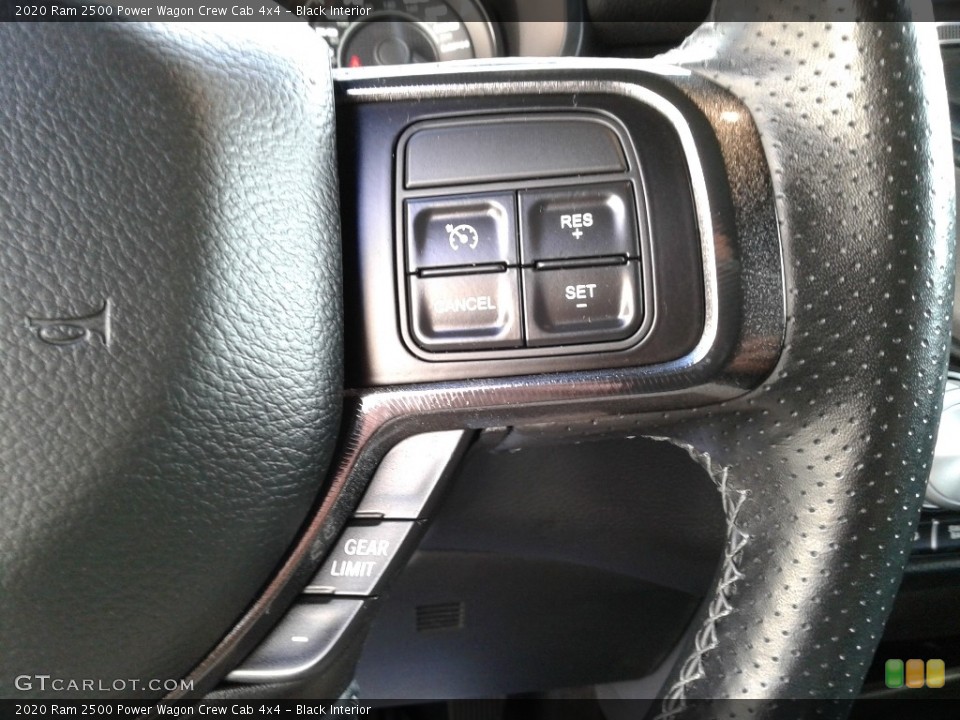 Black Interior Steering Wheel for the 2020 Ram 2500 Power Wagon Crew Cab 4x4 #143039799