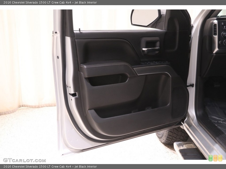 Jet Black Interior Door Panel for the 2016 Chevrolet Silverado 1500 LT Crew Cab 4x4 #143044734