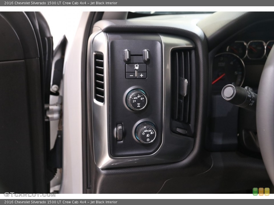 Jet Black Interior Controls for the 2016 Chevrolet Silverado 1500 LT Crew Cab 4x4 #143044776