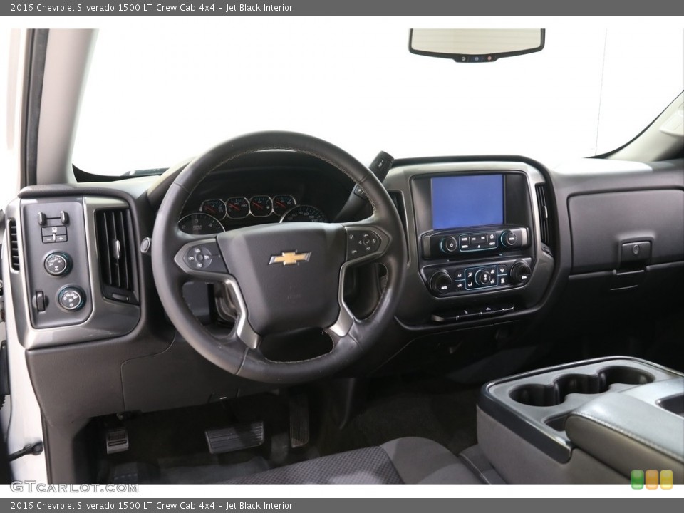 Jet Black Interior Dashboard for the 2016 Chevrolet Silverado 1500 LT Crew Cab 4x4 #143044794