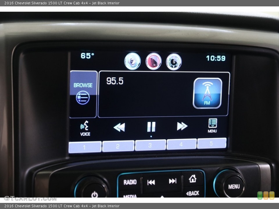 Jet Black Interior Audio System for the 2016 Chevrolet Silverado 1500 LT Crew Cab 4x4 #143044860