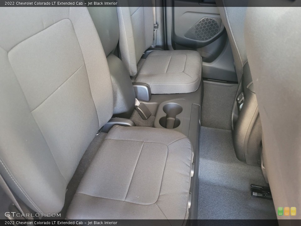 Jet Black Interior Rear Seat for the 2022 Chevrolet Colorado LT Extended Cab #143047925