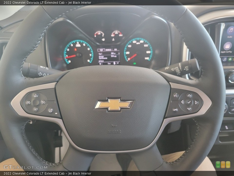 Jet Black Interior Steering Wheel for the 2022 Chevrolet Colorado LT Extended Cab #143047976