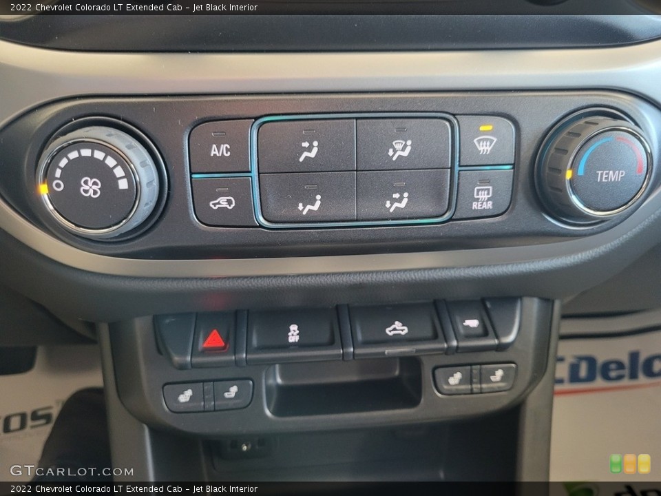 Jet Black Interior Controls for the 2022 Chevrolet Colorado LT Extended Cab #143048097