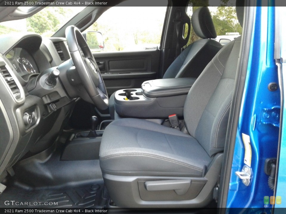 Black Interior Front Seat for the 2021 Ram 2500 Tradesman Crew Cab 4x4 #143048933