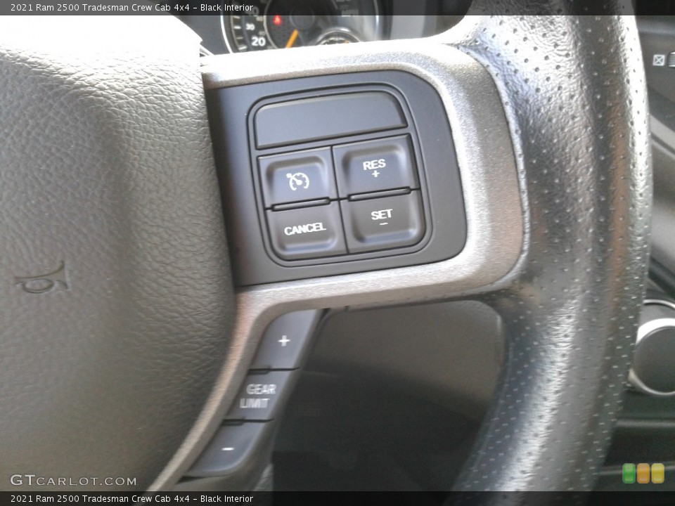 Black Interior Steering Wheel for the 2021 Ram 2500 Tradesman Crew Cab 4x4 #143049158