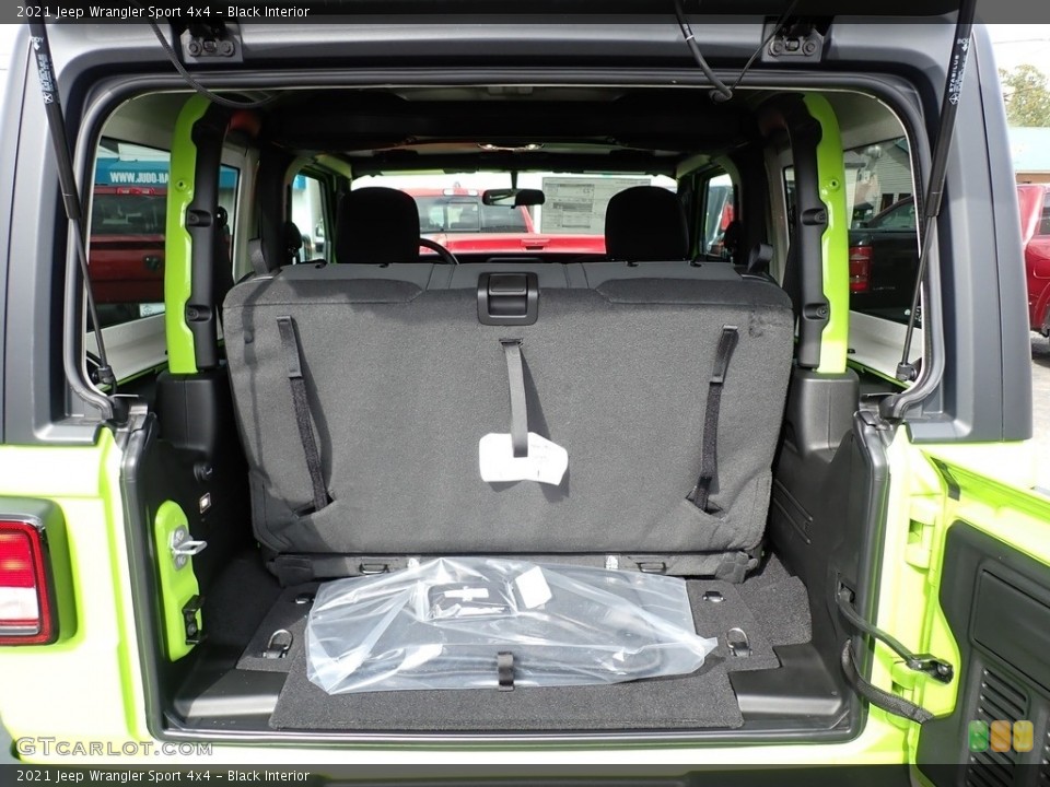 Black Interior Trunk for the 2021 Jeep Wrangler Sport 4x4 #143049539