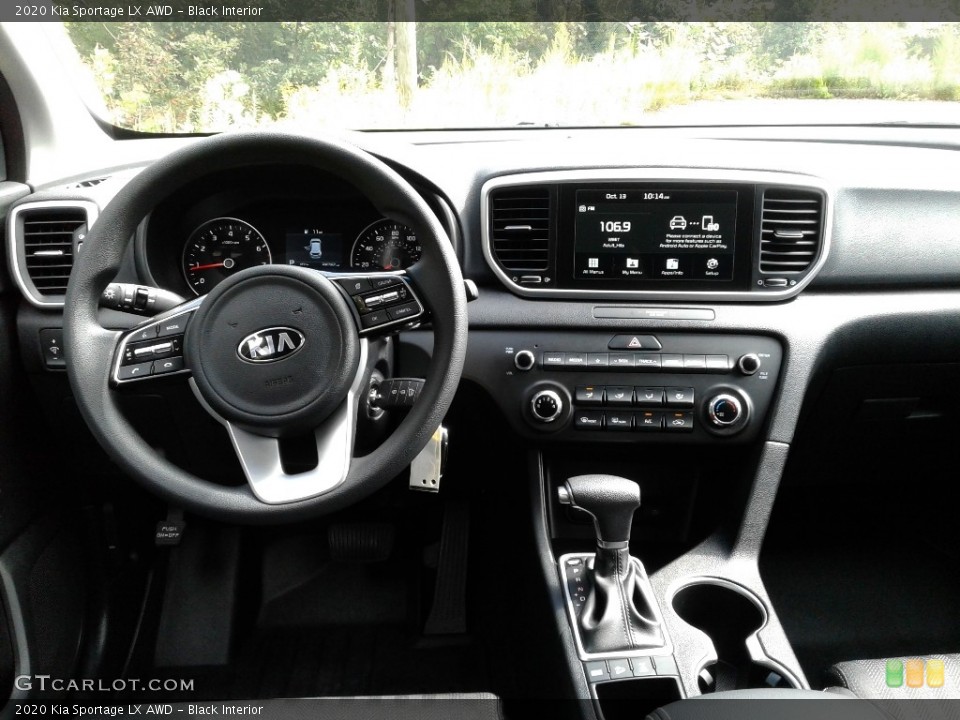 Black Interior Photo for the 2020 Kia Sportage LX AWD #143049791