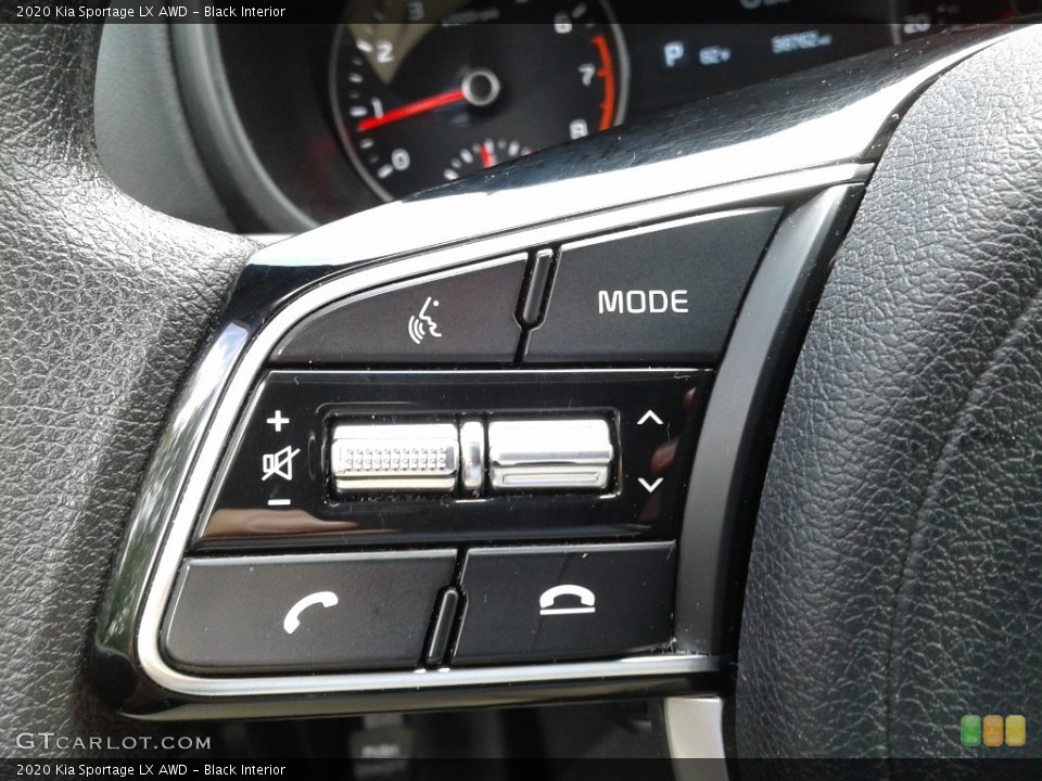 Black Interior Steering Wheel for the 2020 Kia Sportage LX AWD #143049818