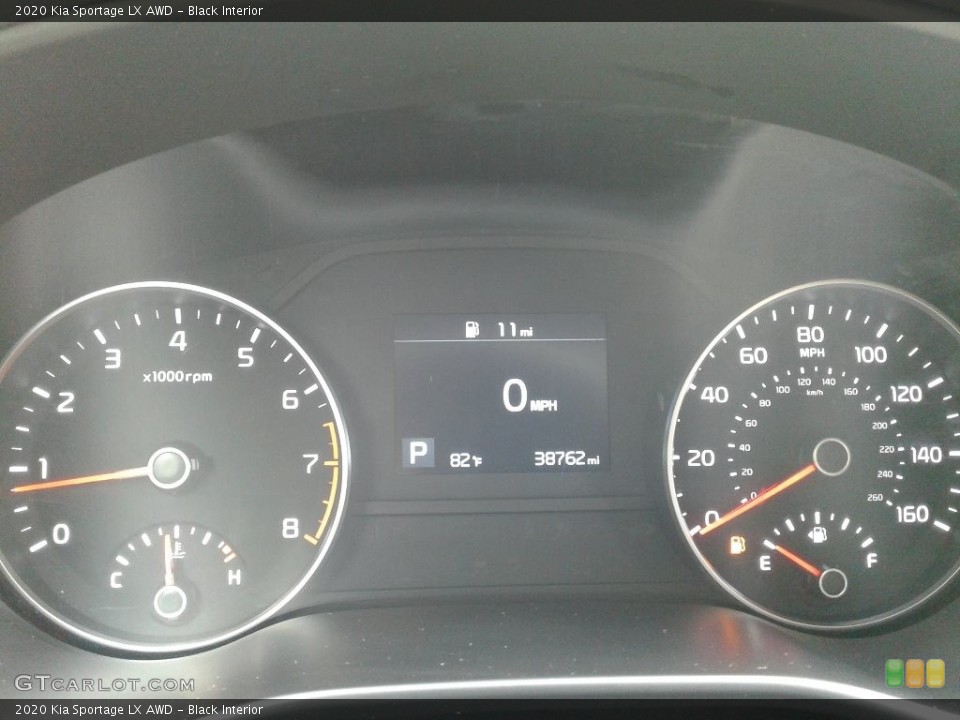Black Interior Gauges for the 2020 Kia Sportage LX AWD #143049857