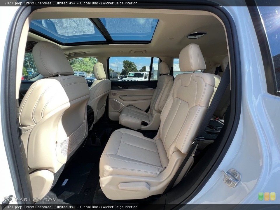 Global Black/Wicker Beige Interior Rear Seat for the 2021 Jeep Grand Cherokee L Limited 4x4 #143051063