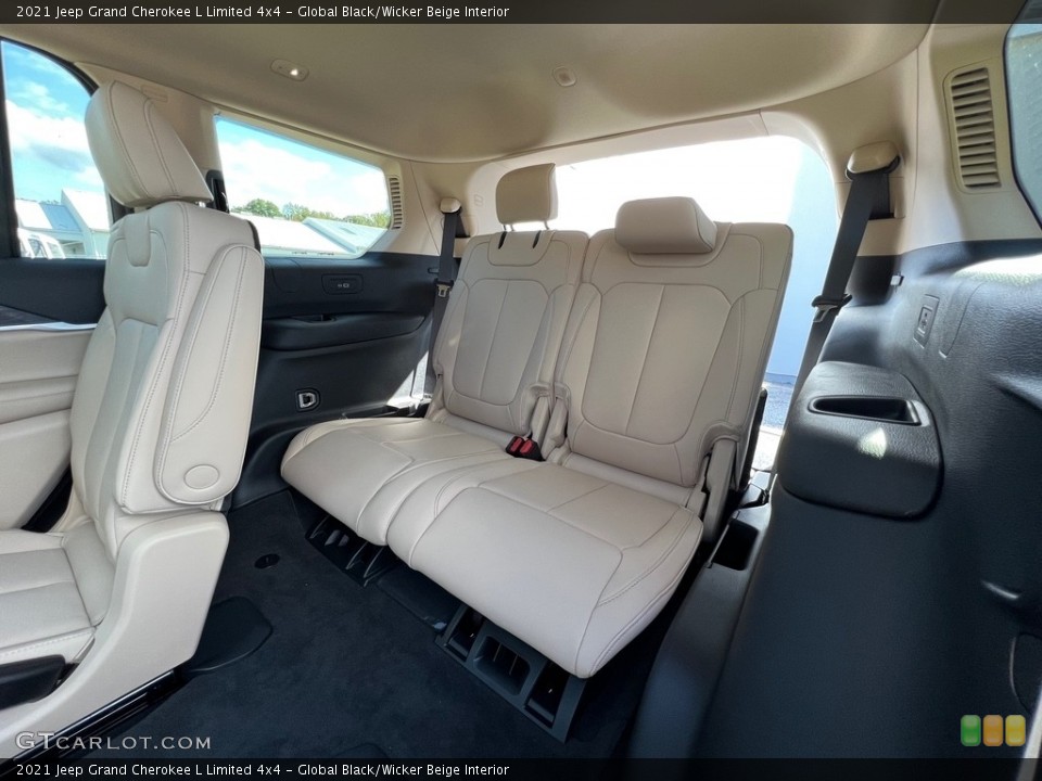 Global Black/Wicker Beige Interior Rear Seat for the 2021 Jeep Grand Cherokee L Limited 4x4 #143051081