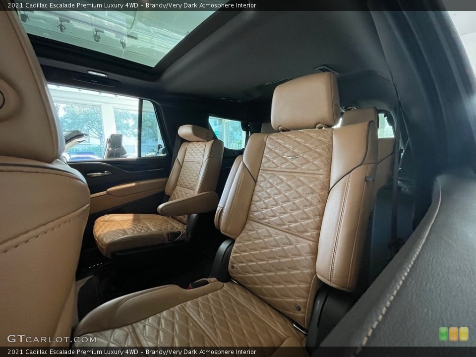Brandy/Very Dark Atmosphere Interior Rear Seat for the 2021 Cadillac Escalade Premium Luxury 4WD #143051882