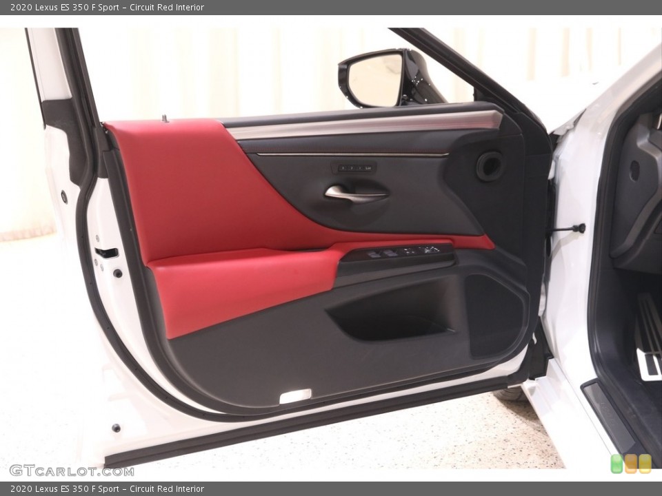 Circuit Red Interior Door Panel for the 2020 Lexus ES 350 F Sport #143052338