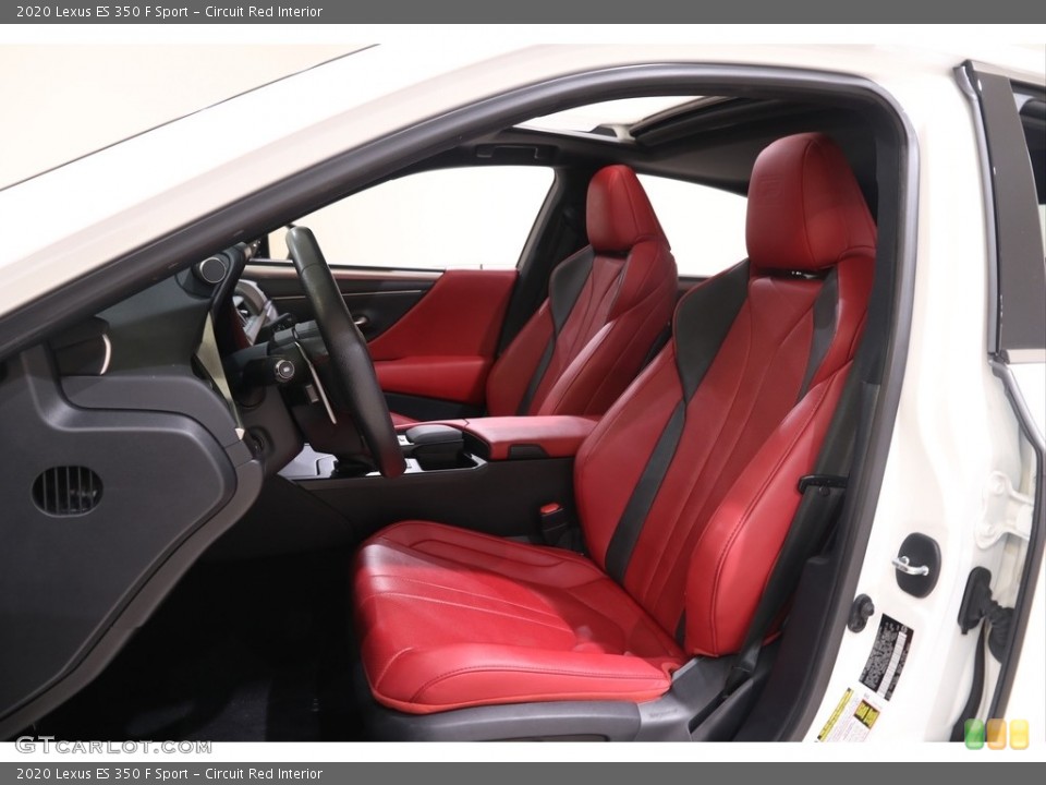 Circuit Red Interior Photo for the 2020 Lexus ES 350 F Sport #143052347