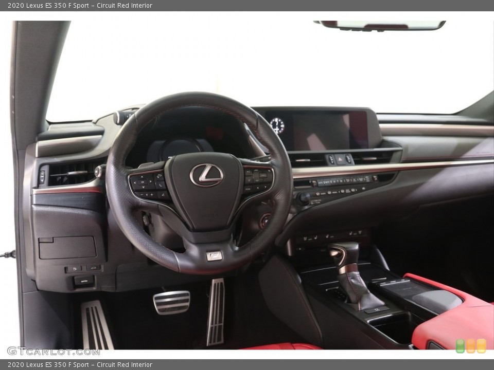 Circuit Red Interior Dashboard for the 2020 Lexus ES 350 F Sport #143052359