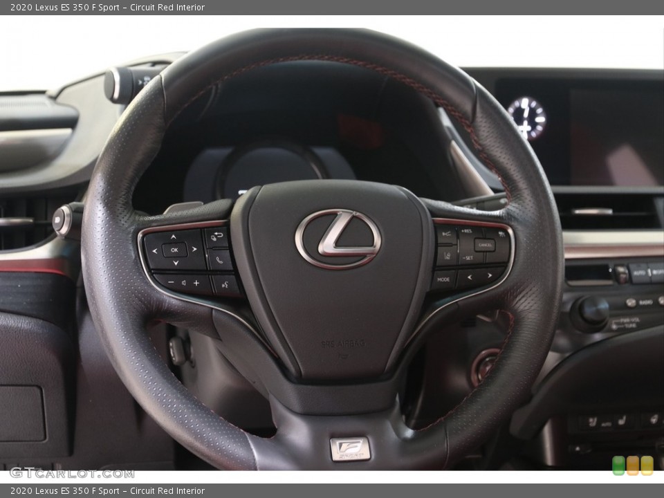Circuit Red Interior Steering Wheel for the 2020 Lexus ES 350 F Sport #143052371