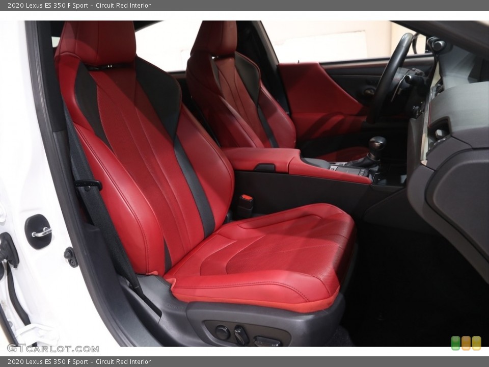 Circuit Red Interior Front Seat for the 2020 Lexus ES 350 F Sport #143052455