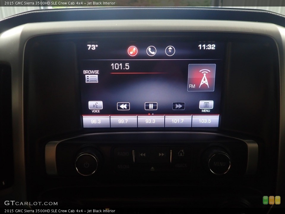 Jet Black Interior Controls for the 2015 GMC Sierra 3500HD SLE Crew Cab 4x4 #143052533