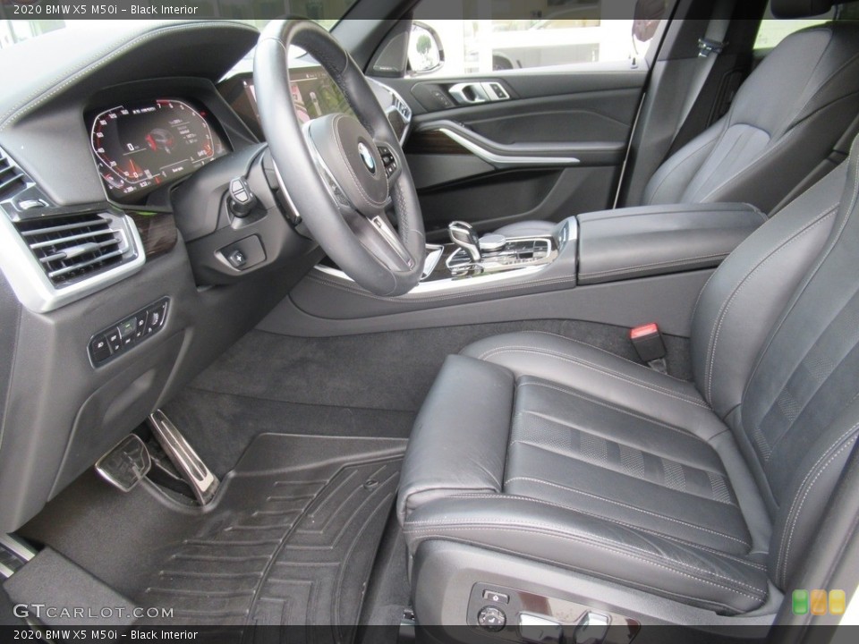 Black Interior Front Seat for the 2020 BMW X5 M50i #143053649